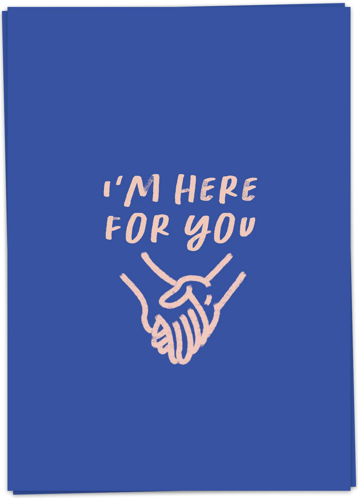 Wenskaart Here for you - Kaartblanche