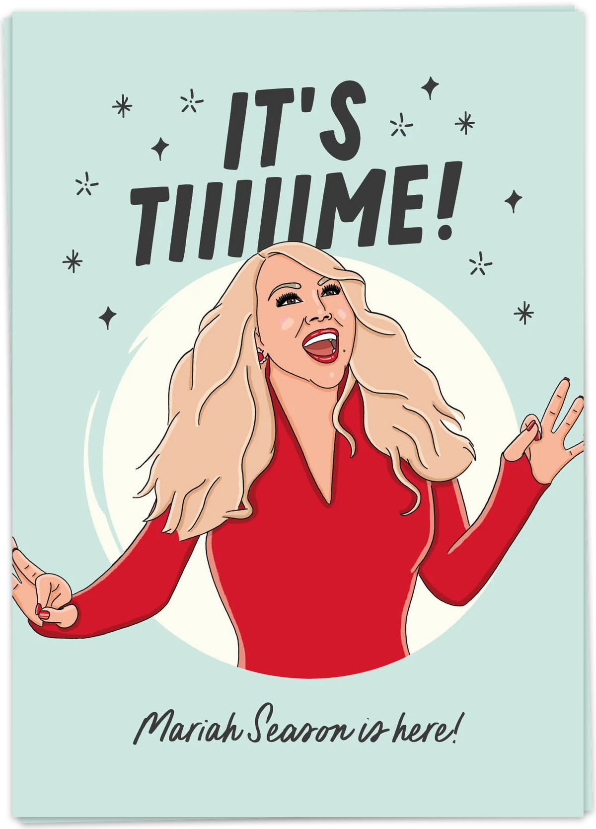 Wenskaart It's time - Kaartblanche