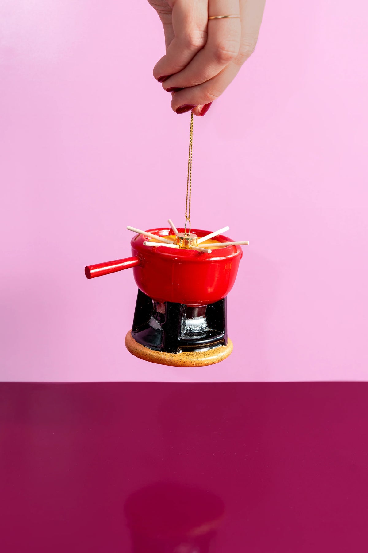 Kaasfondue Kerstornament - Yup in de boom