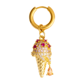 Disco Cone Earring