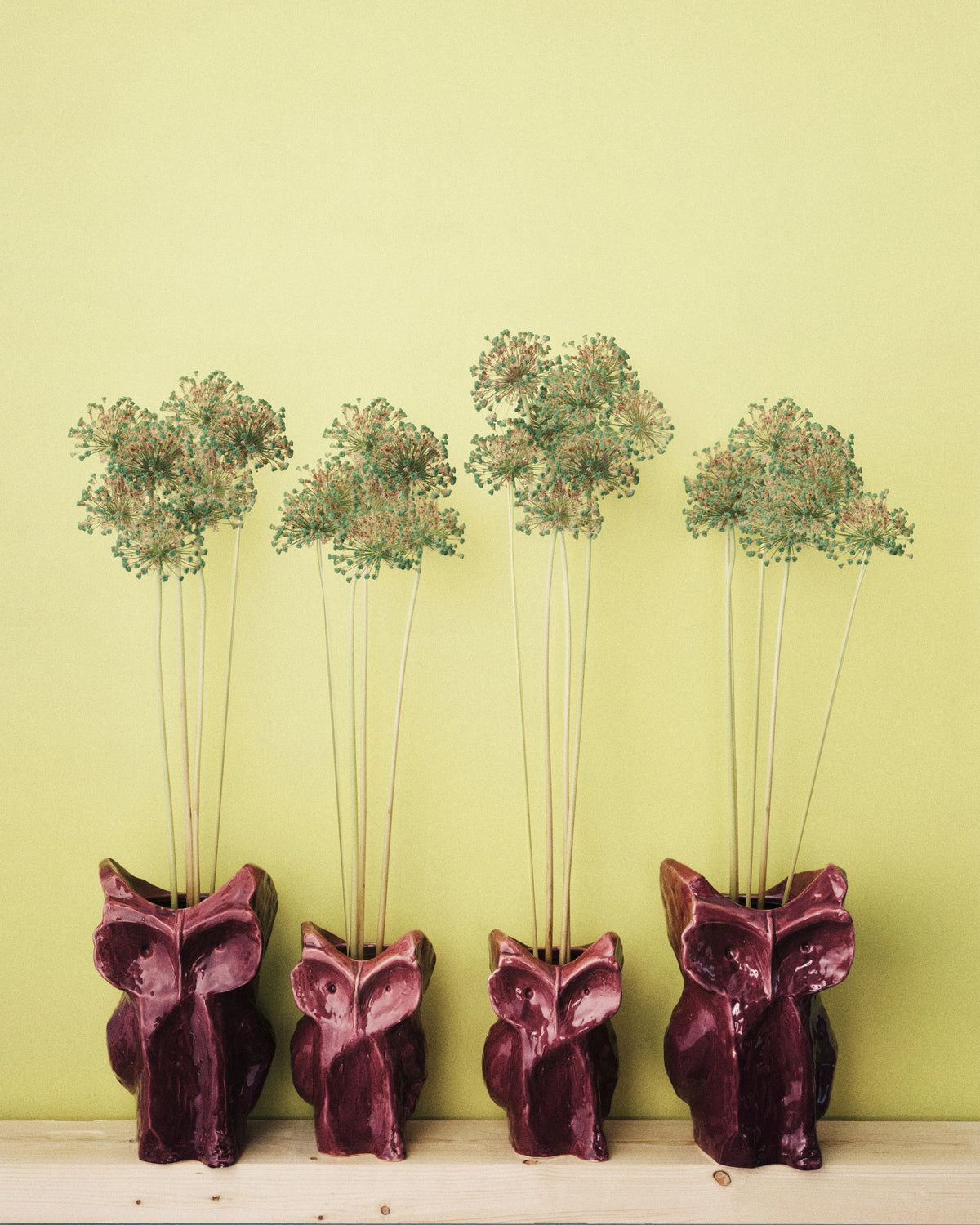 Uil vaas S aubergine After Midnight - SERAX