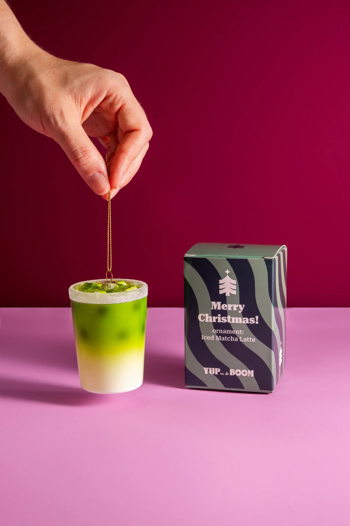 Matcha Latte Kerstornament - Yup in de boom