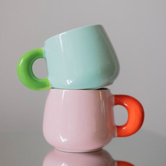 Koffietas 47cl pink Coco