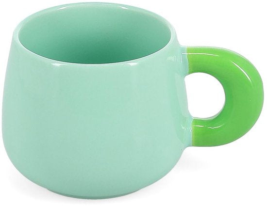 Koffietas 47cl turquoise Coco