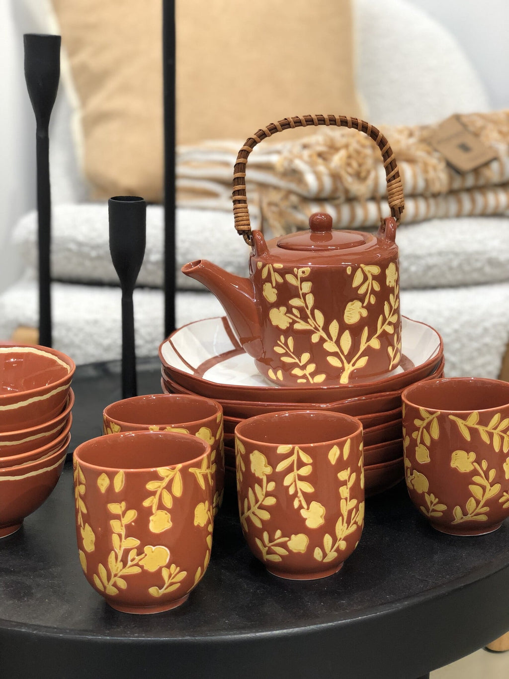 Pomax theepot incl. 2 kopjes