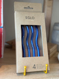 Rietjes glas blauw