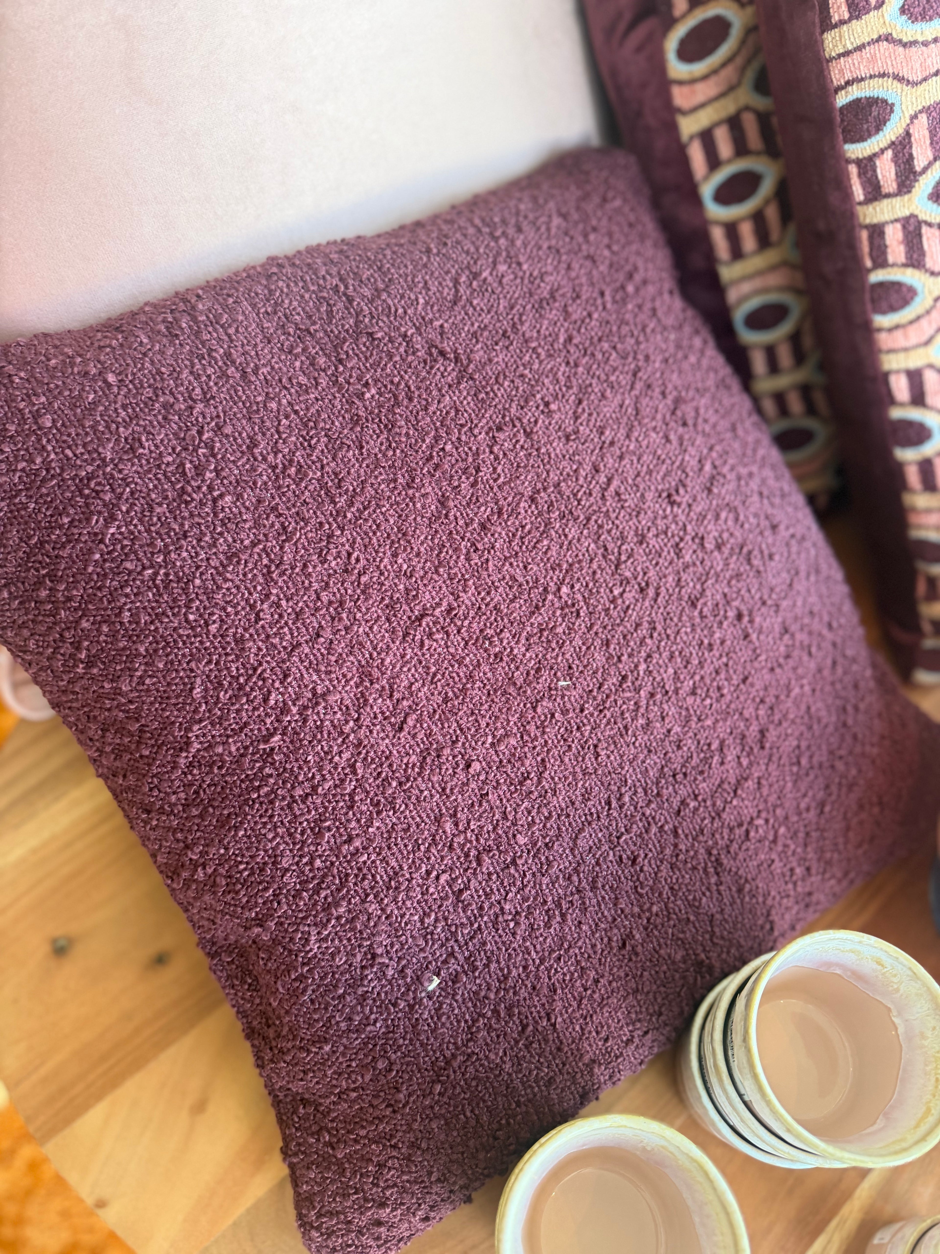 kussen bordeaux 45x45