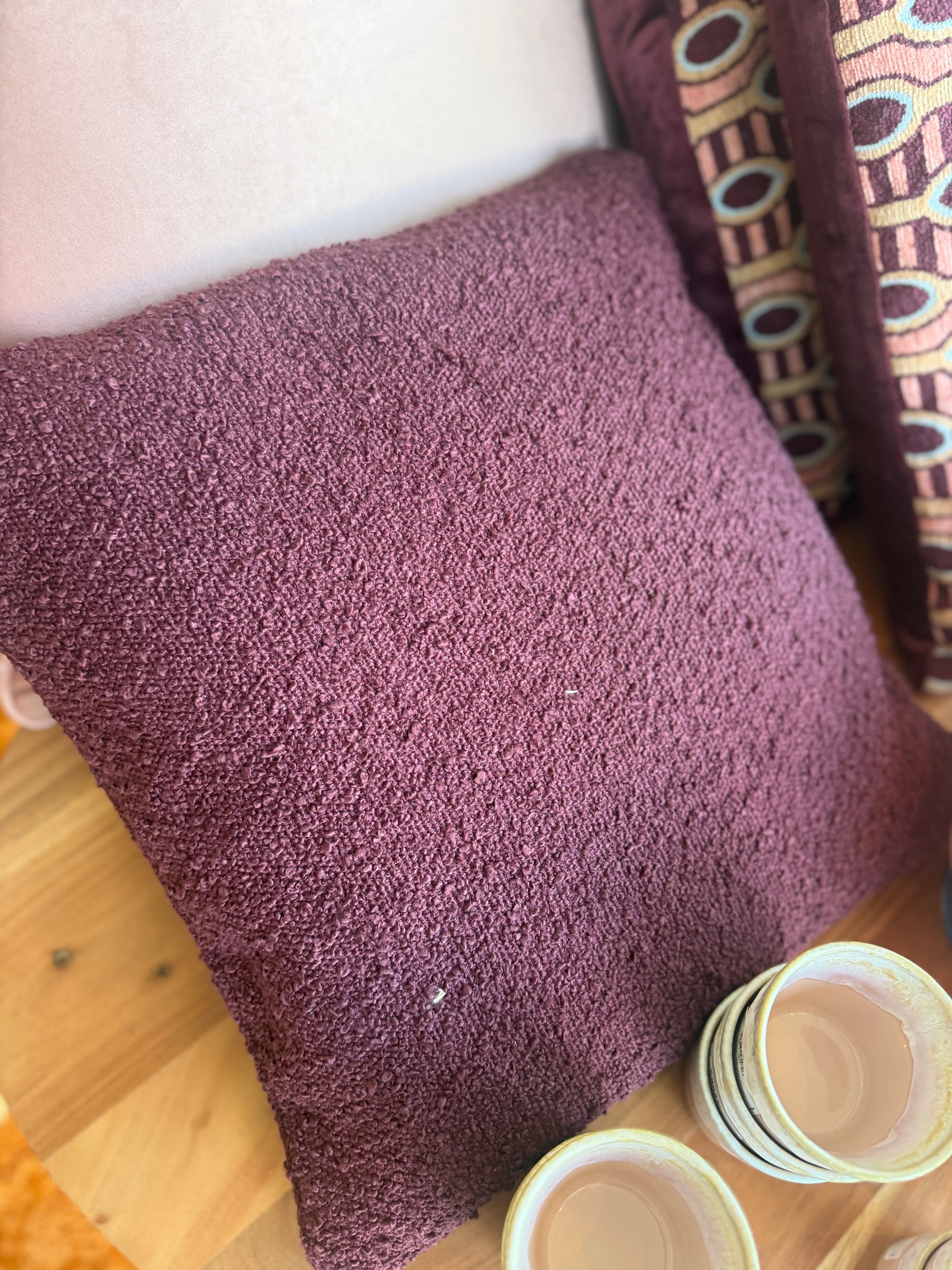 kussen bordeaux 45x45