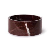 Fruitschaal marmer rood Ø24x10cm
