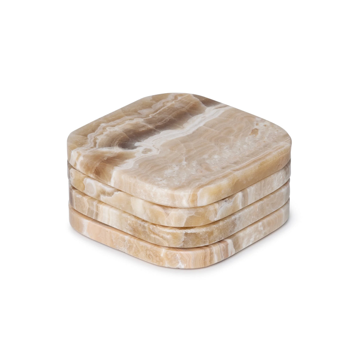 Onderzetters Onyx 4 stuks