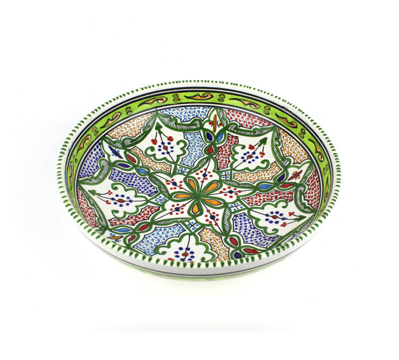 Schaal Tunesië 25cm - Verde Sol