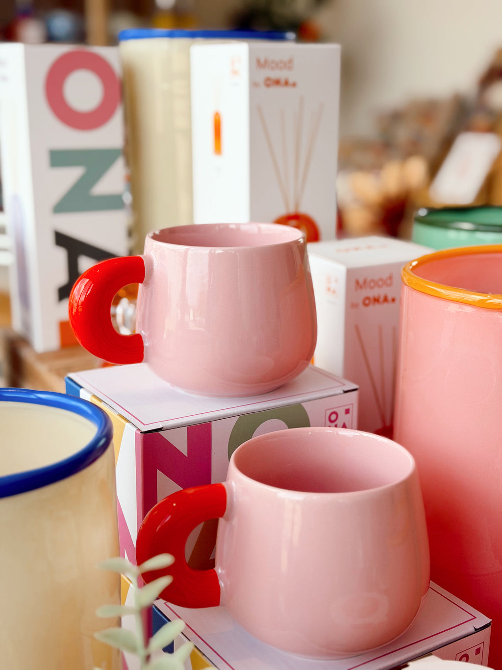 Koffietas 47cl pink Coco