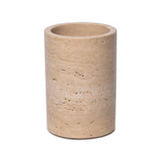 Wijnkoeler/vaas travertine 18x12cm