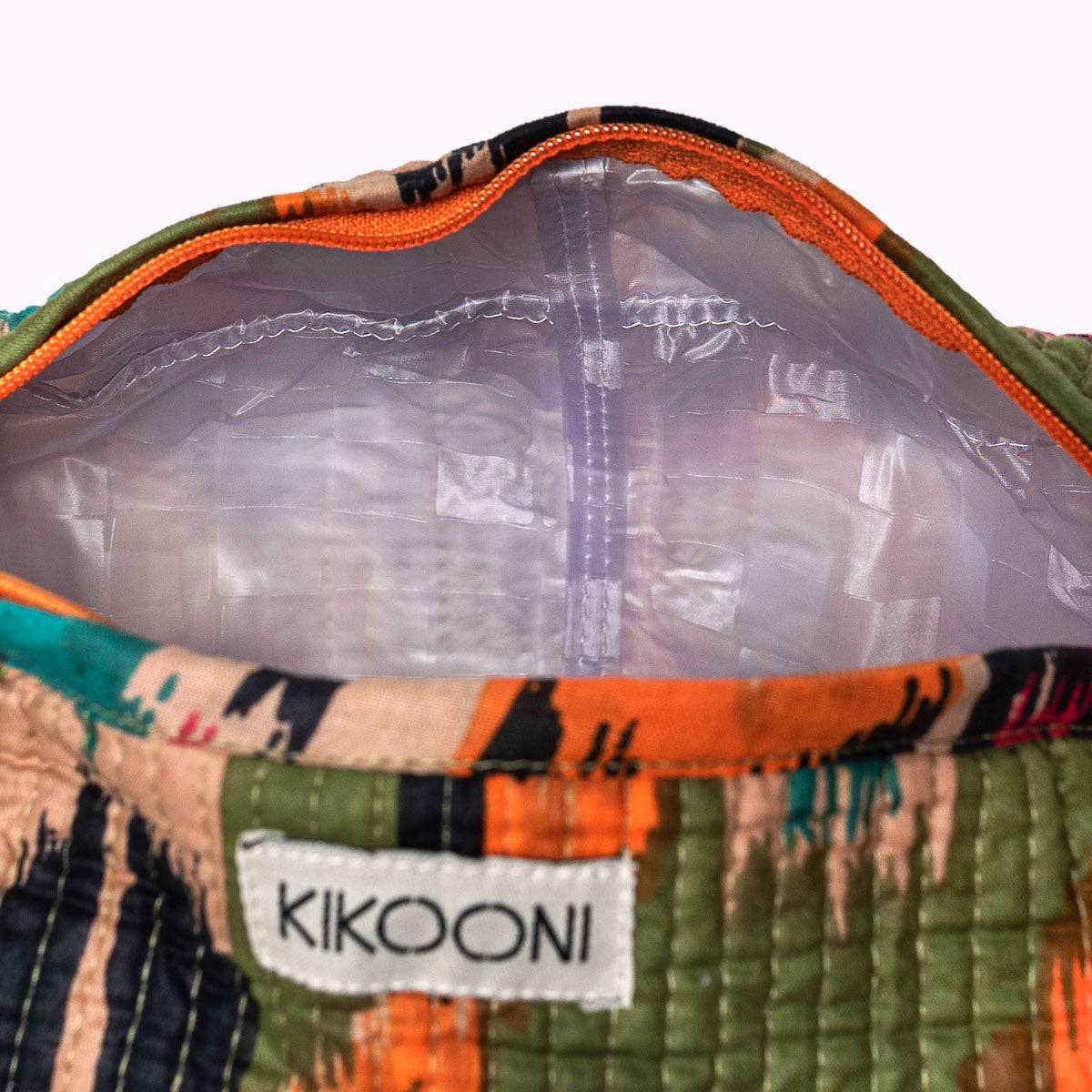 Green Bloom Beauty bag