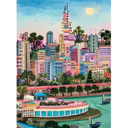 Pieces & Peace - Mini-puzzel 96 stukjes - Chicago