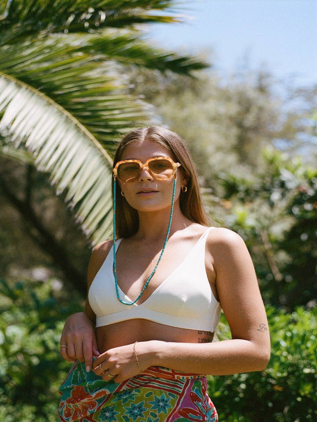 Isla Turquoise zonnenbrilketting - Sunny Cords