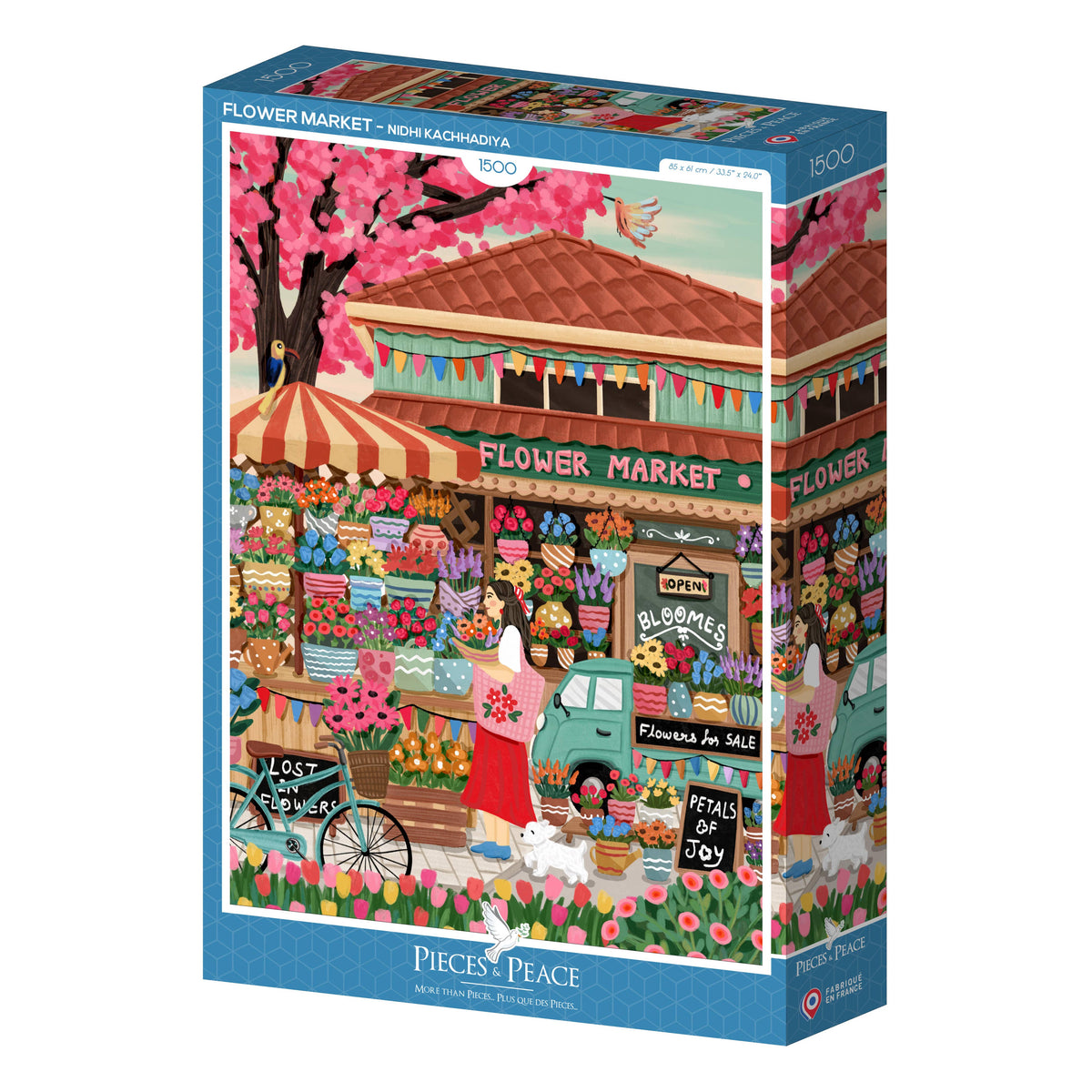 Puzzel 1500 Stukjes - Bloemenmarkt
