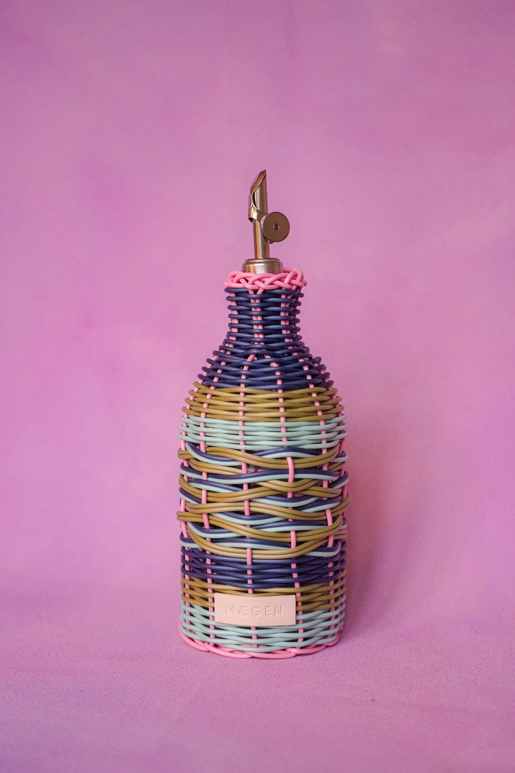 Maegen Olie Gieter - Roze/Donkerblauw