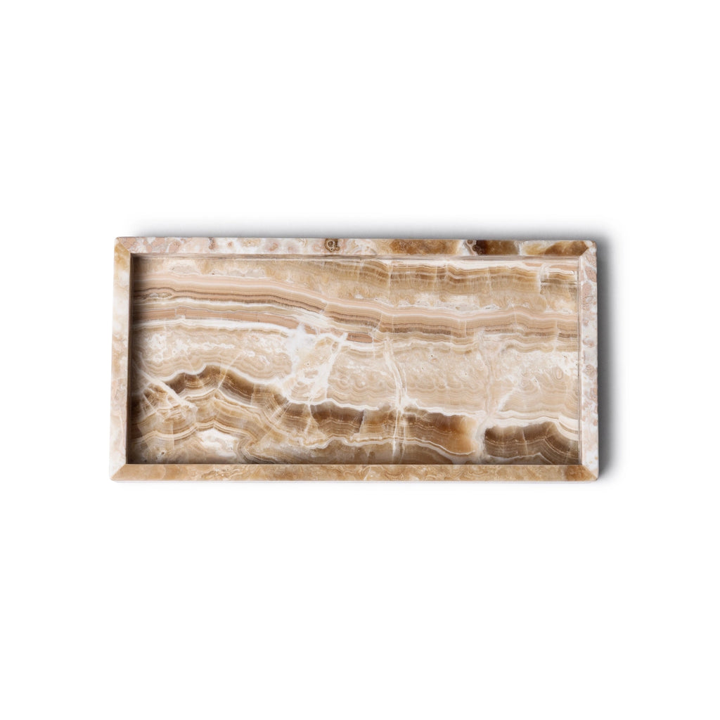 Marmeren dienblad - onyx