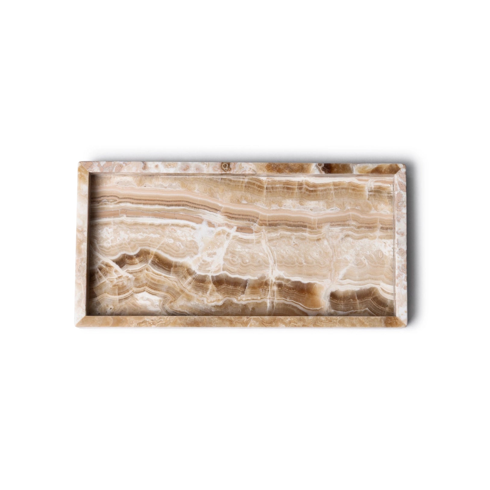 Marmeren dienblad - onyx
