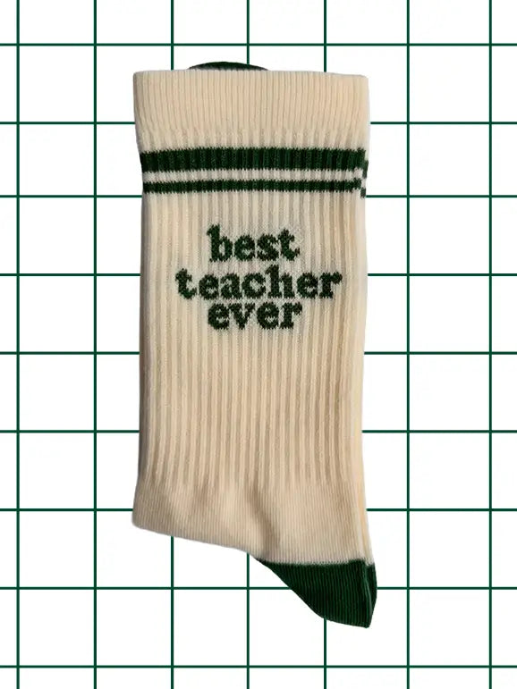 best teacher sokken beige