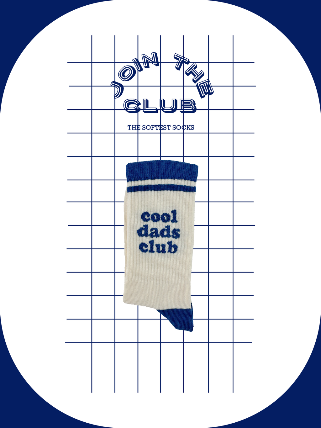 Cool Dads Club - sokken blauw