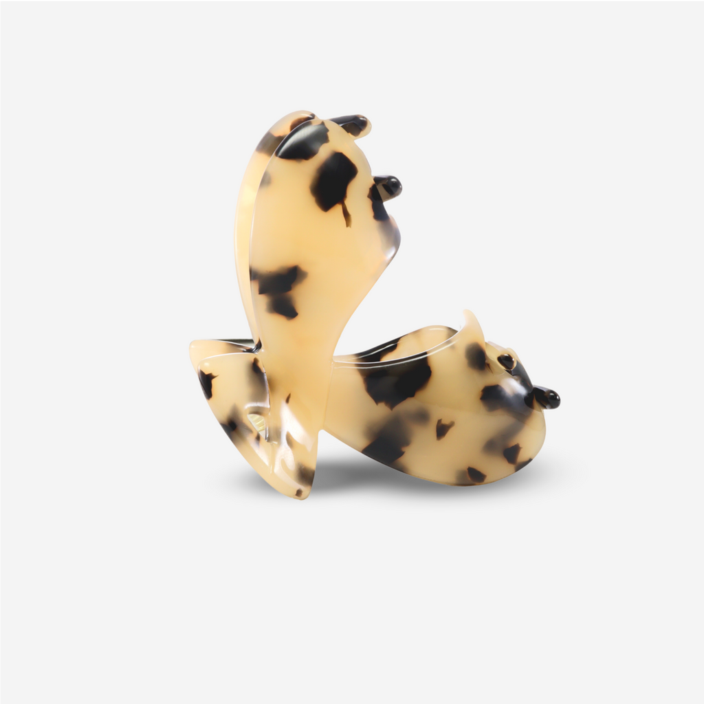 Sasstie Haarclip Arc met luipaardprint