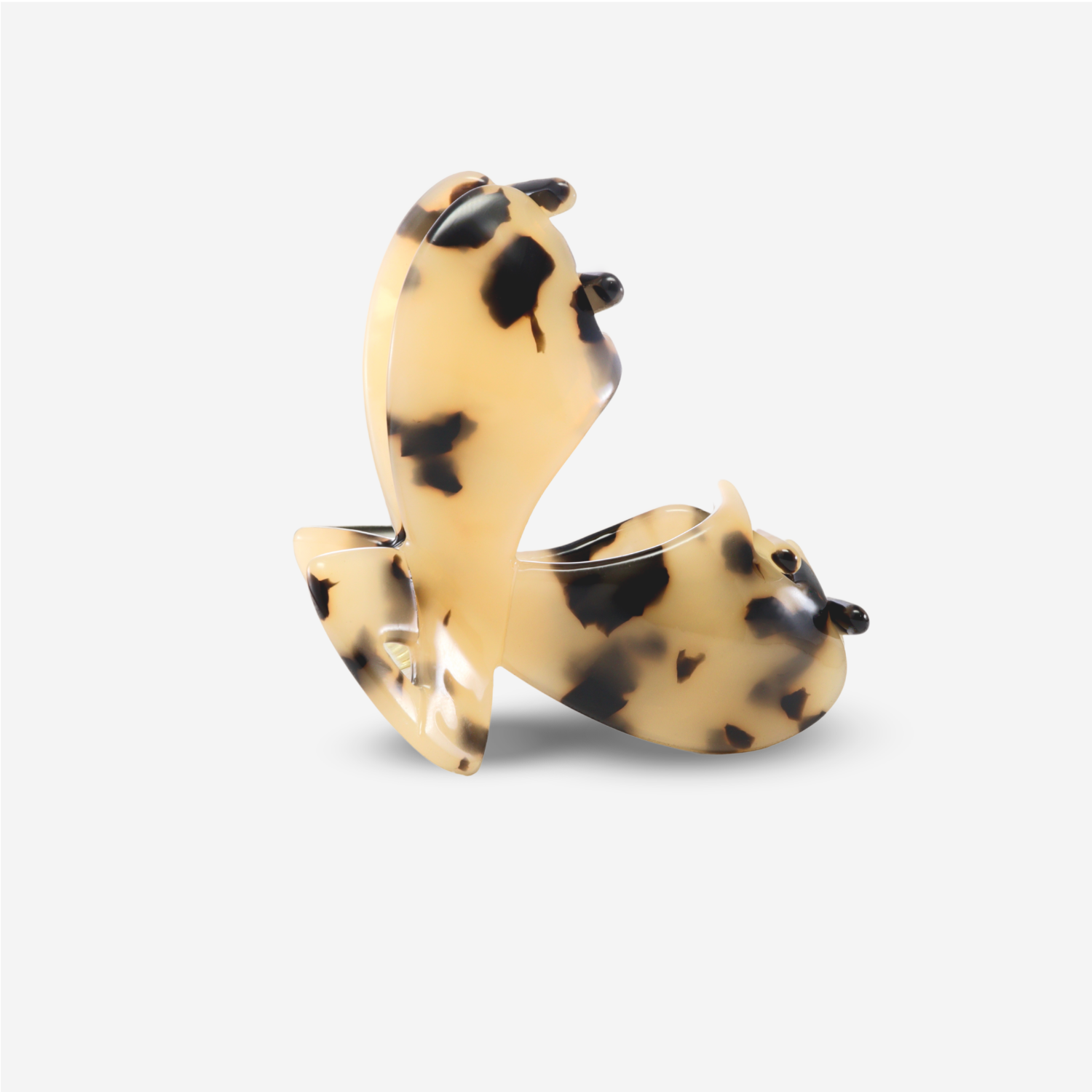 Sasstie Haarclip Arc met luipaardprint