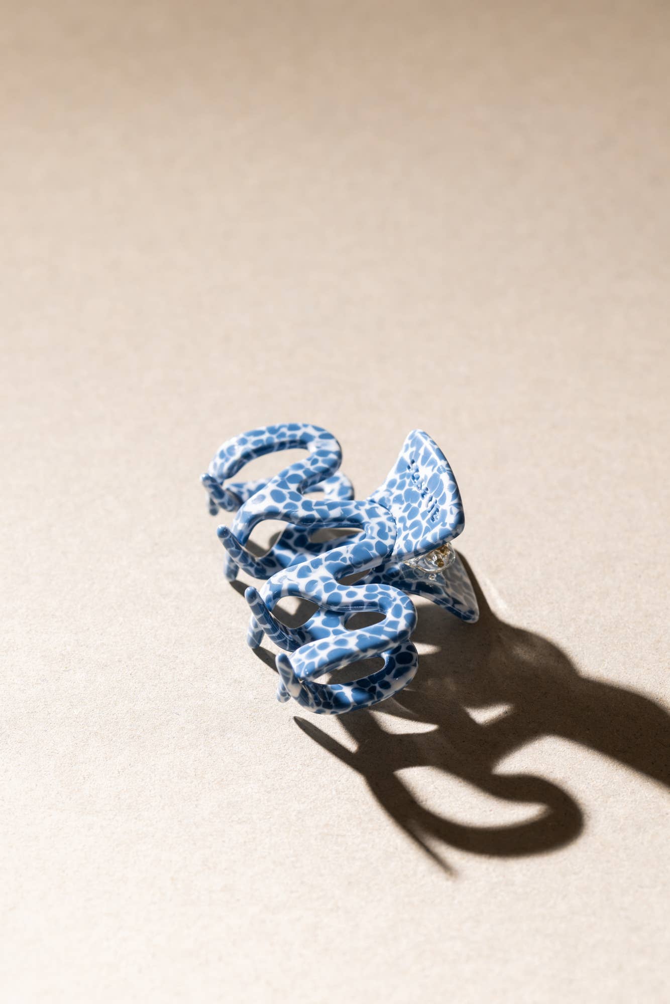 Sasstie Haarclip - Wave Denim