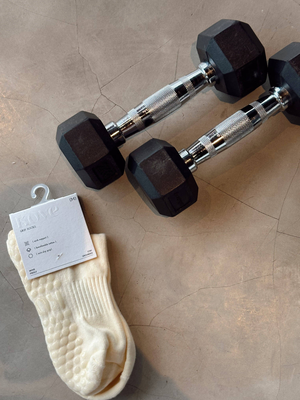 Pilates sokken Butter yellow - Kove