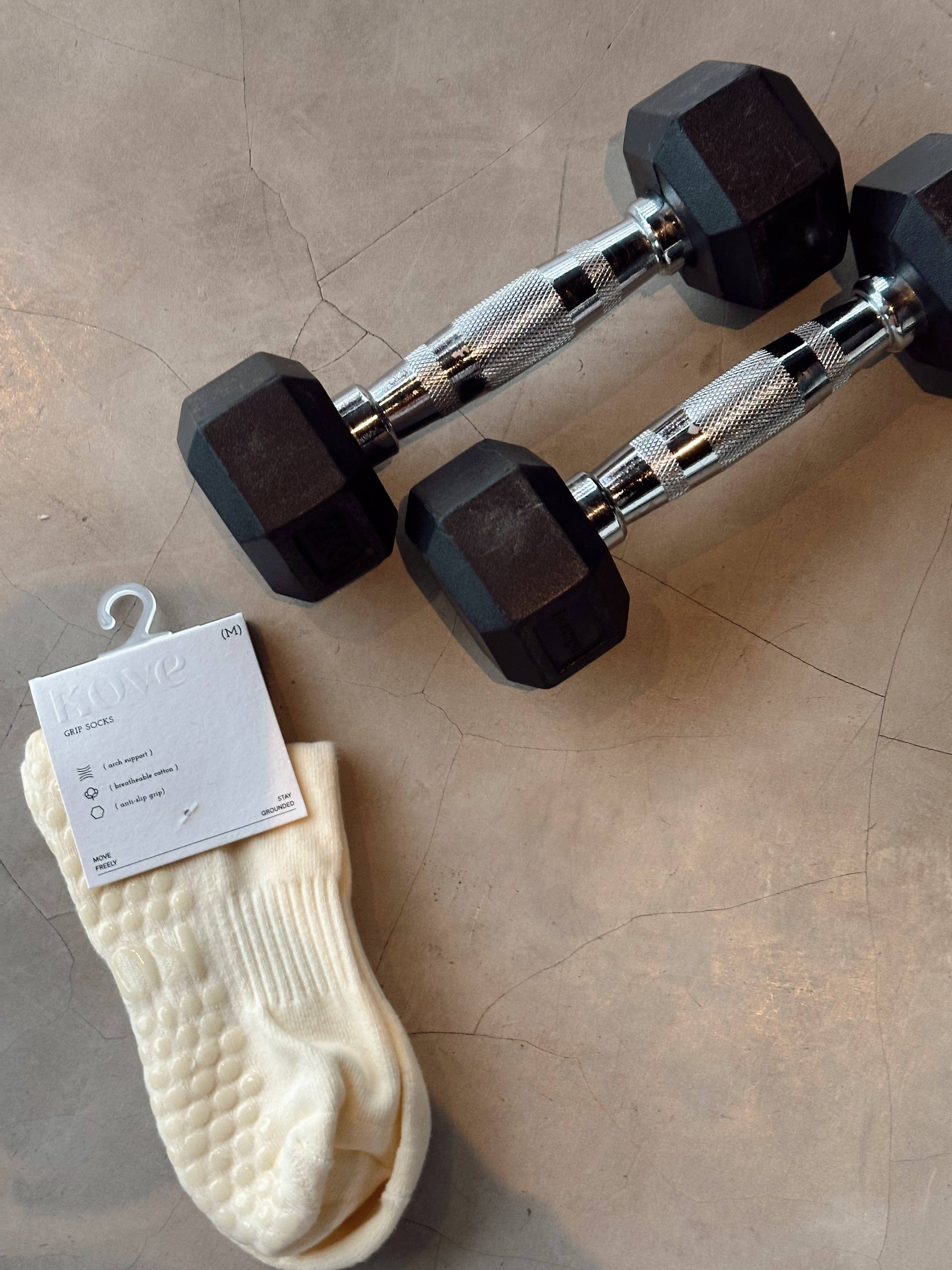 Pilates sokken Butter yellow - Kove