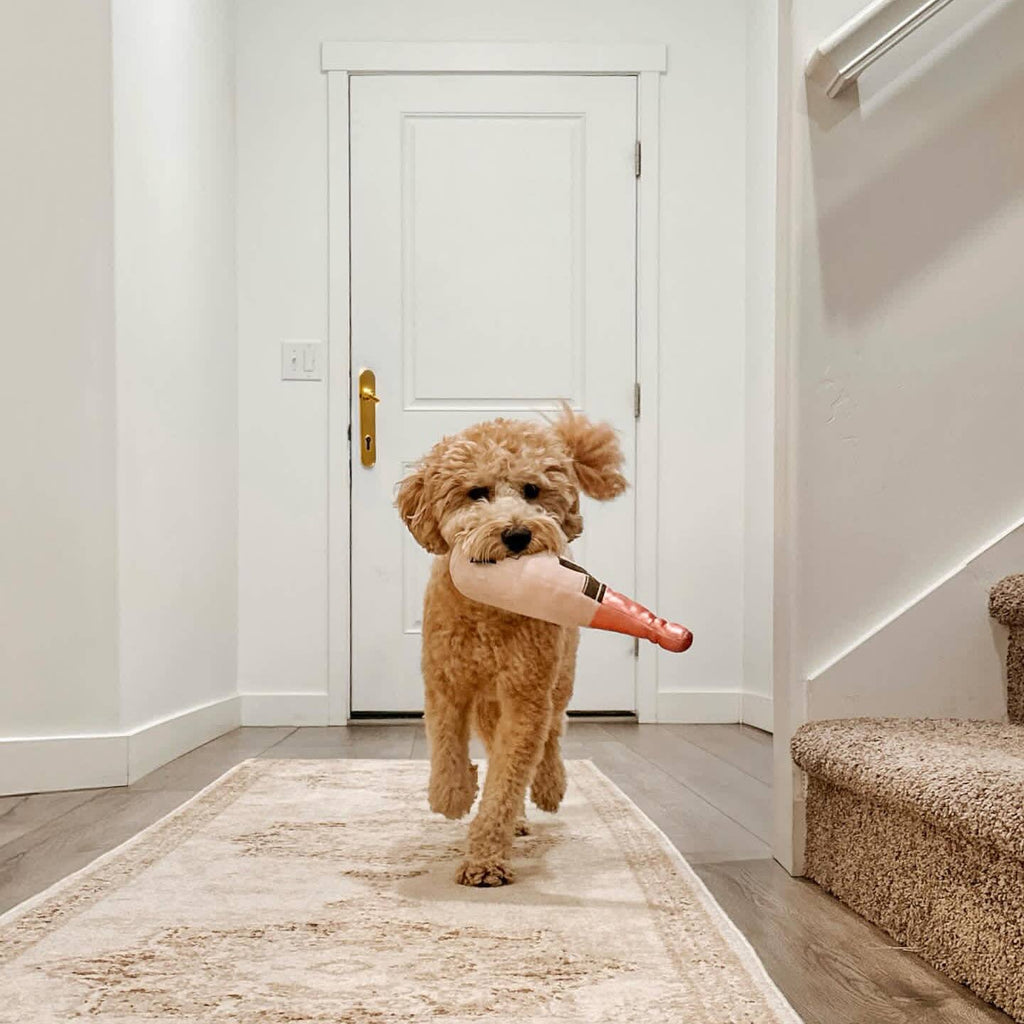 Roze champagnefles - Dogtoy