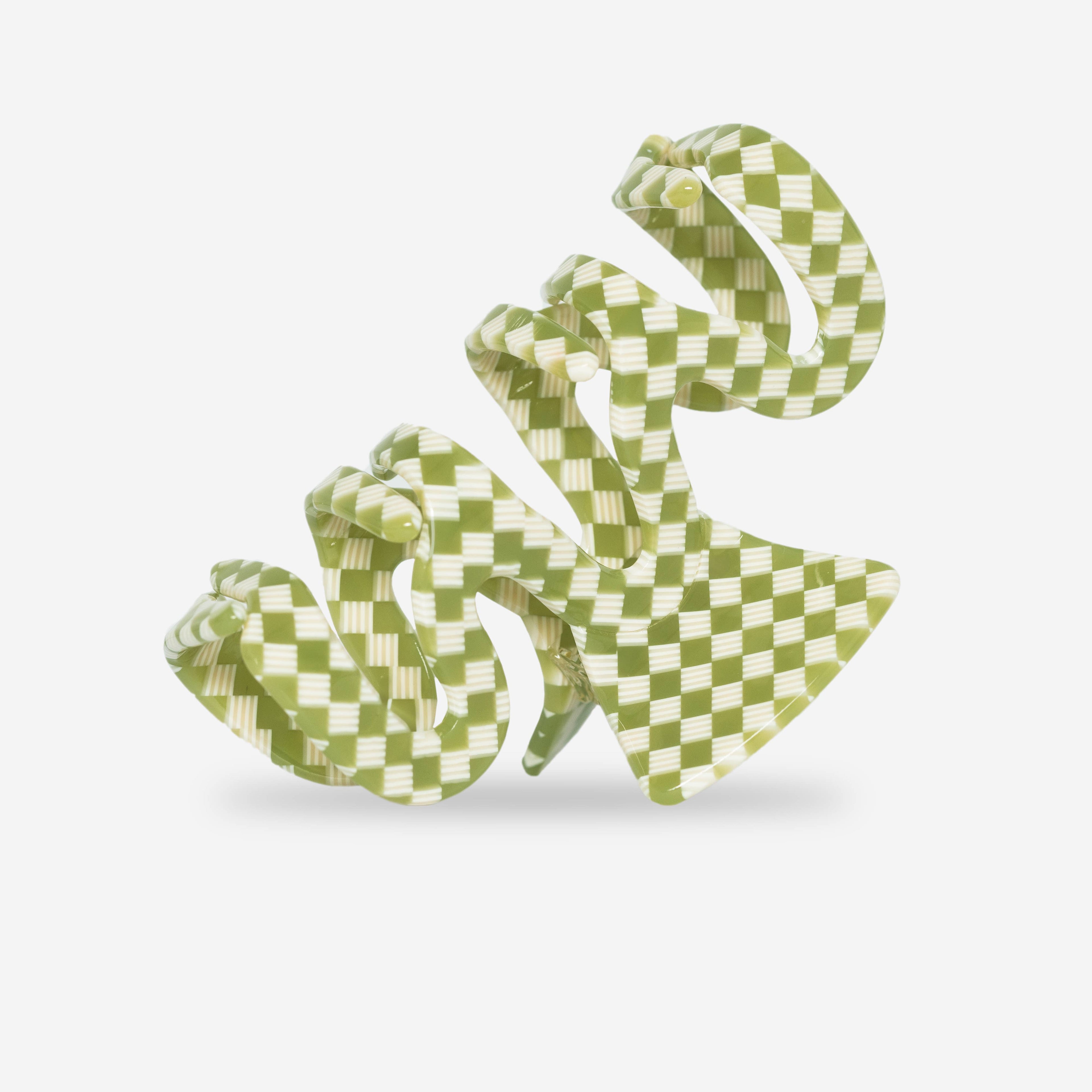 Ssstie haarclip -  Grand Wave Basil