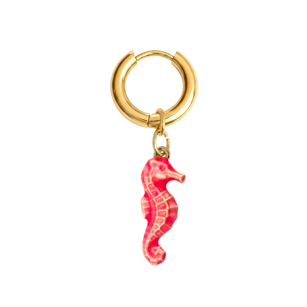 Enchanted Seahorse oorbel