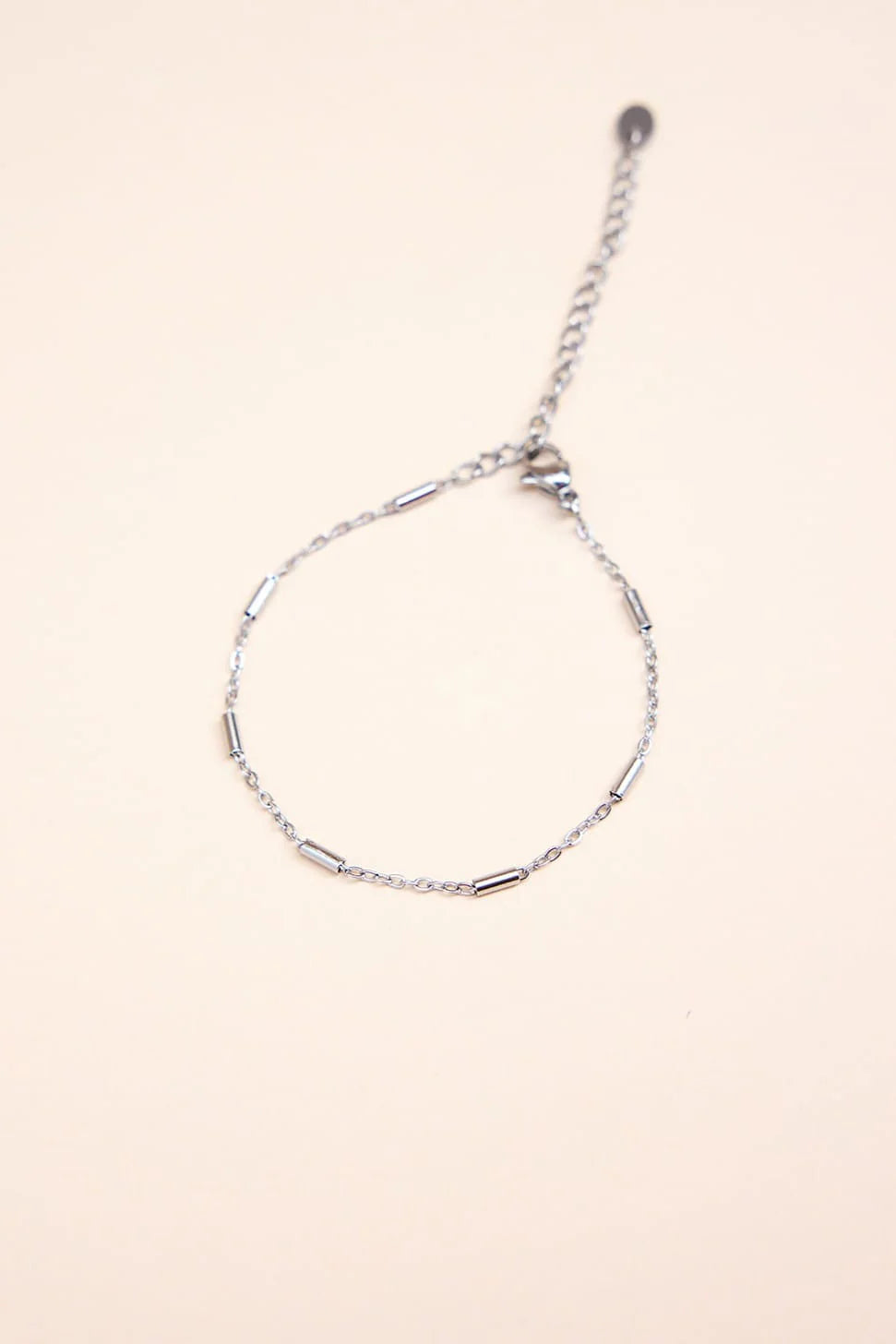 Armband 90% Of Me Is You zilver - ROOI