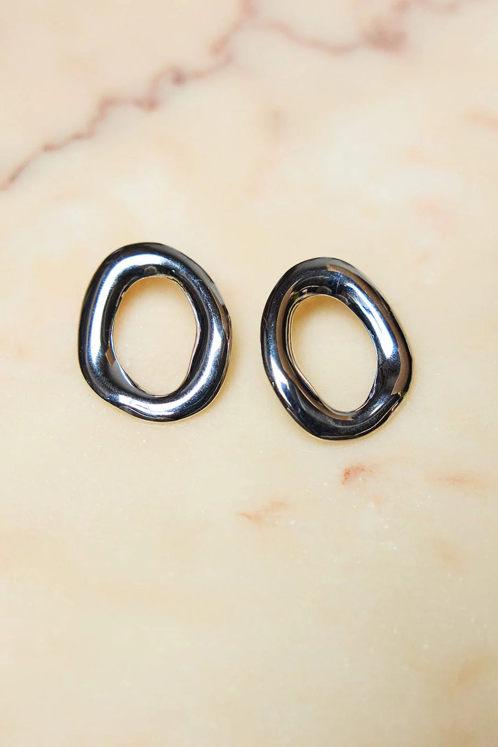 Oorbellen Starlight zilver - ROOI